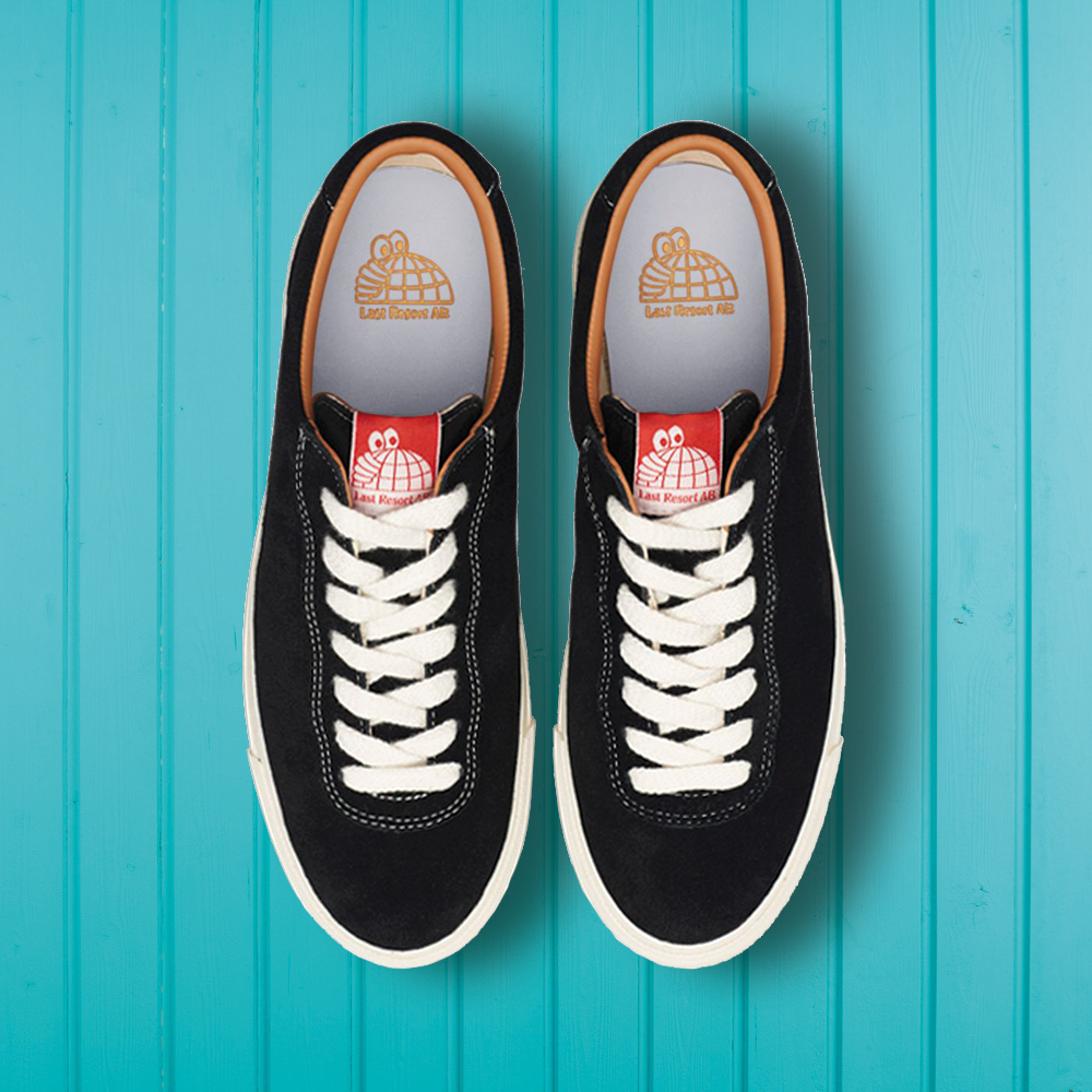 Last Resort AB VM001 Lo Suede Black/White