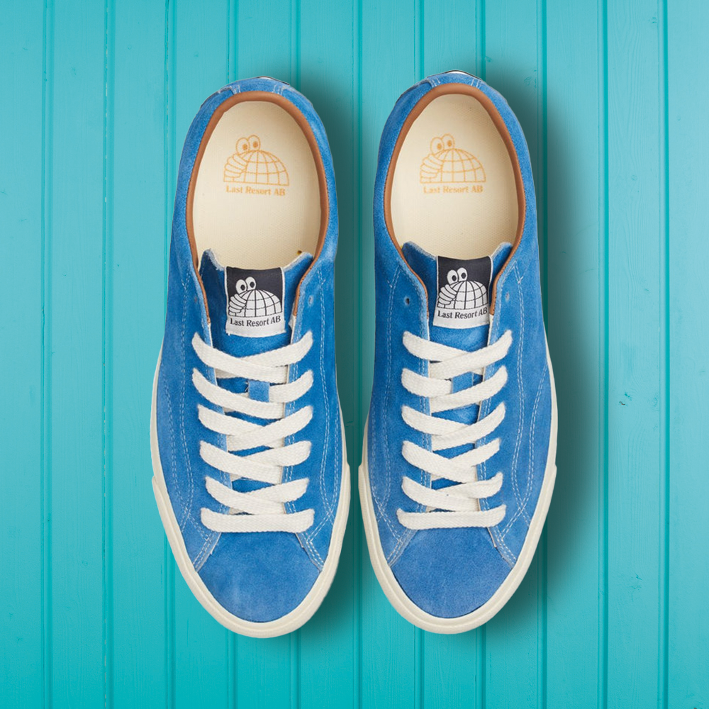 Last Resort AB VM003 Lo Suede Sky Blue/White