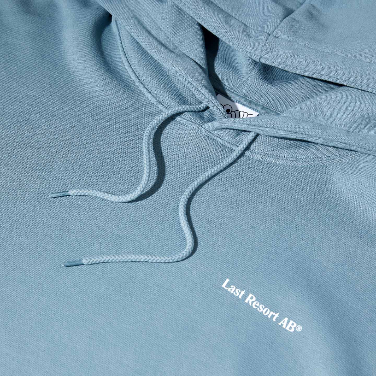 Last Resort AB Atlas Monogram Hoodie Blue Mirage