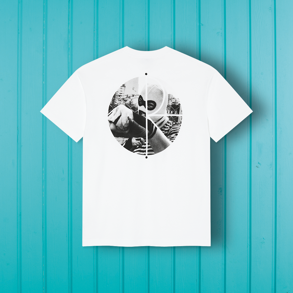 Polar Skate Co. Fill Logo Klez T-Shirt White