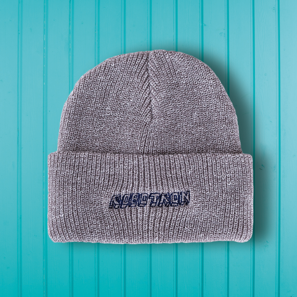 Robotron Slouch Beanie Heather Grey