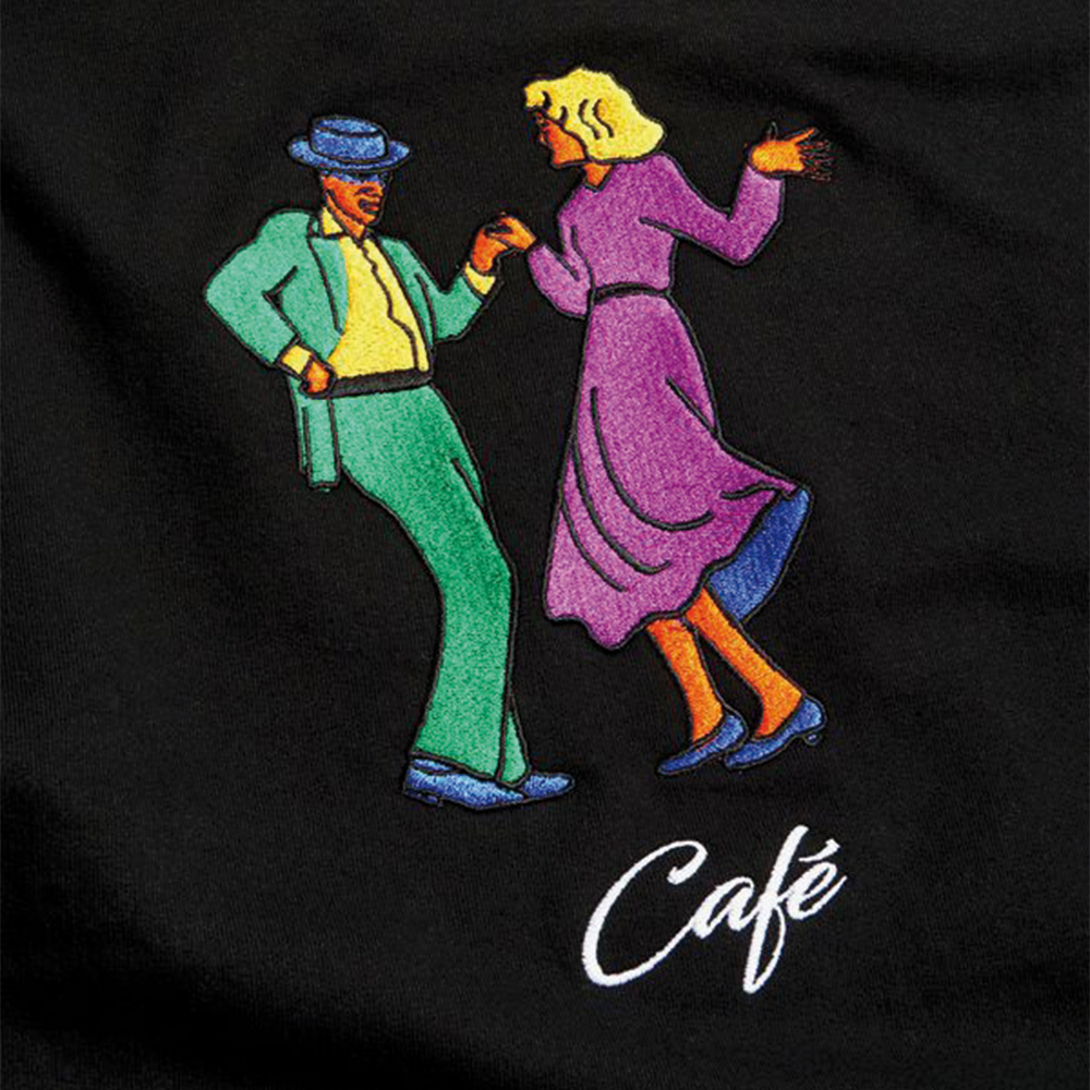 Skateboard Café Swing Crewneck Sweatshirt Black