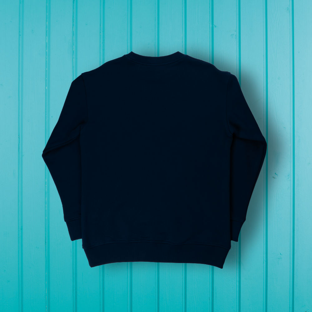 Turnschuh Logo Embroidered Crewneck Navy
