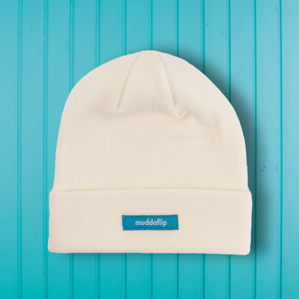 Turnschuh muddaflip Merino Beanie White