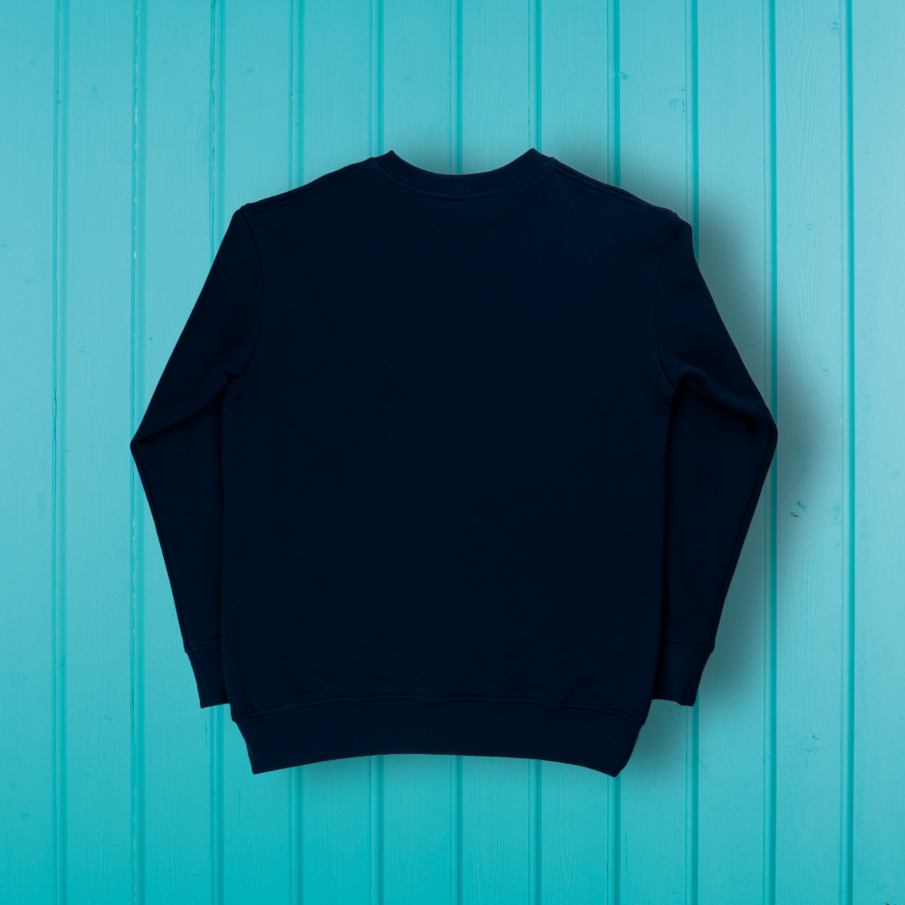 Turnschuh muddaflip Embroidered Crewneck Navy