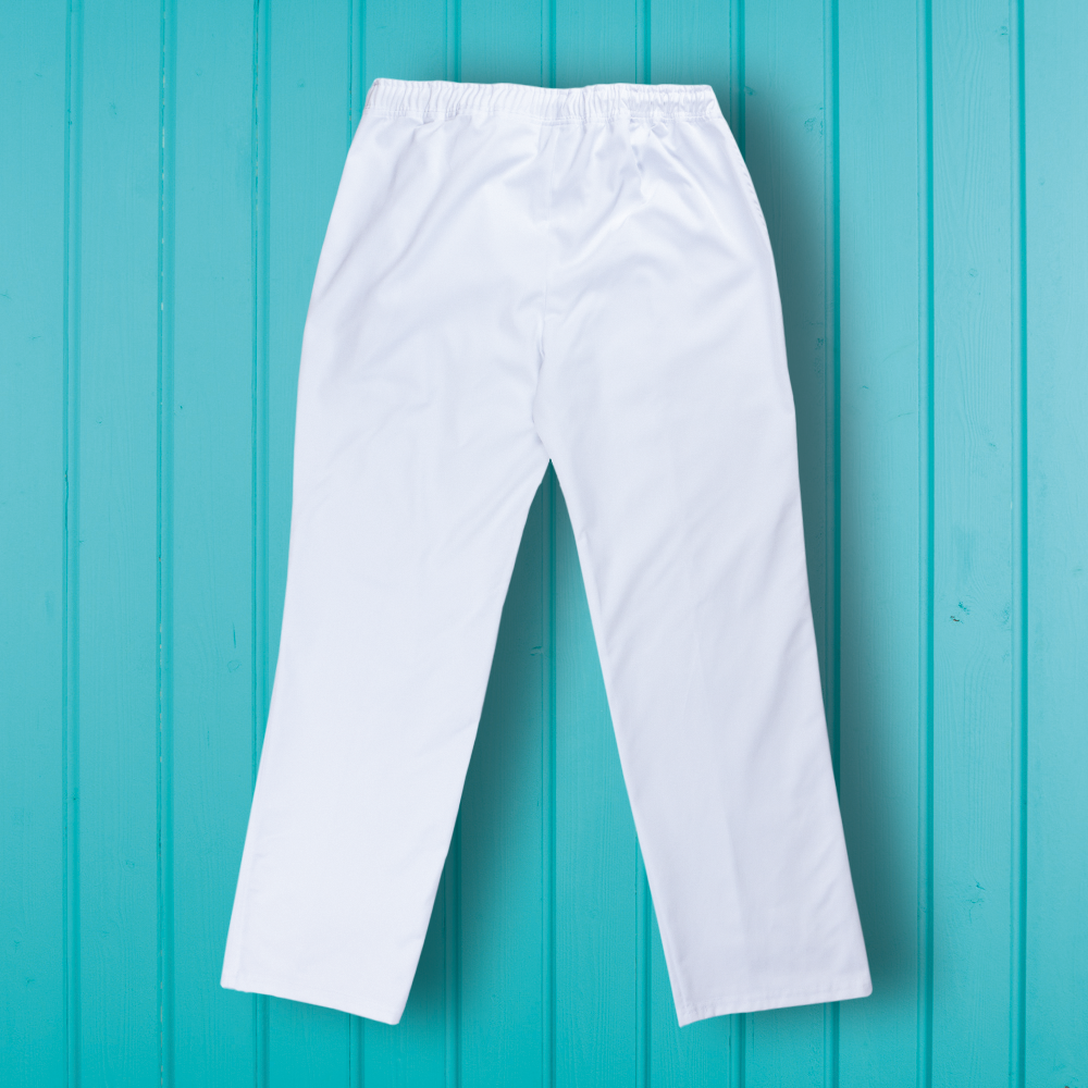 Turnschuh Track Bottom White