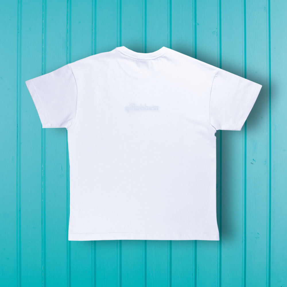 Turnschuh muddaflip Embroidered T-Shirt White