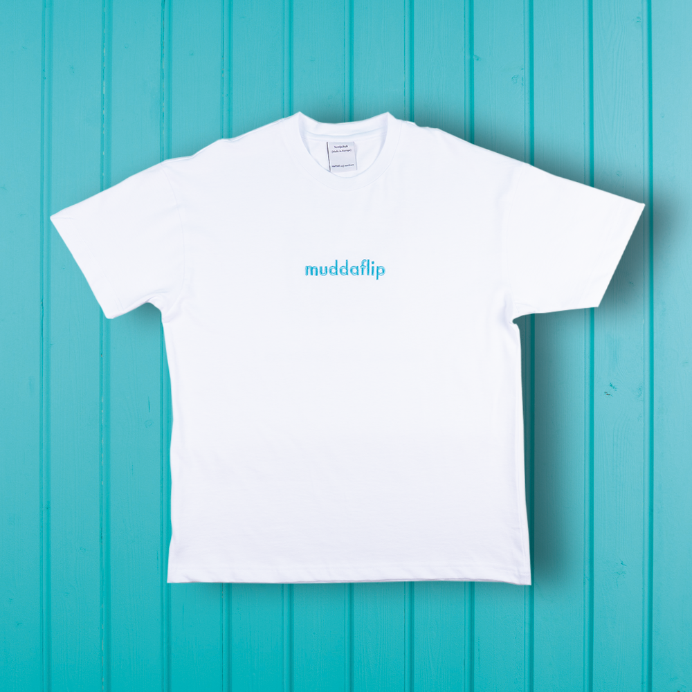 Turnschuh muddaflip mixtape T-Shirt White