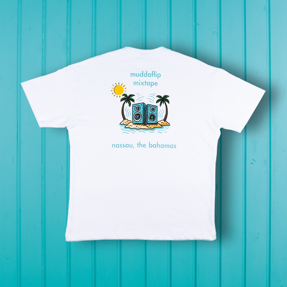 Turnschuh muddaflip mixtape T-Shirt White