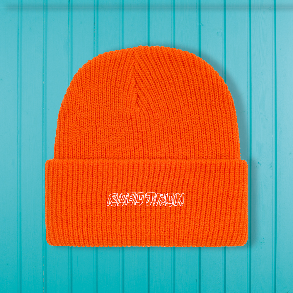 Robotron Slouch Beanie Orange