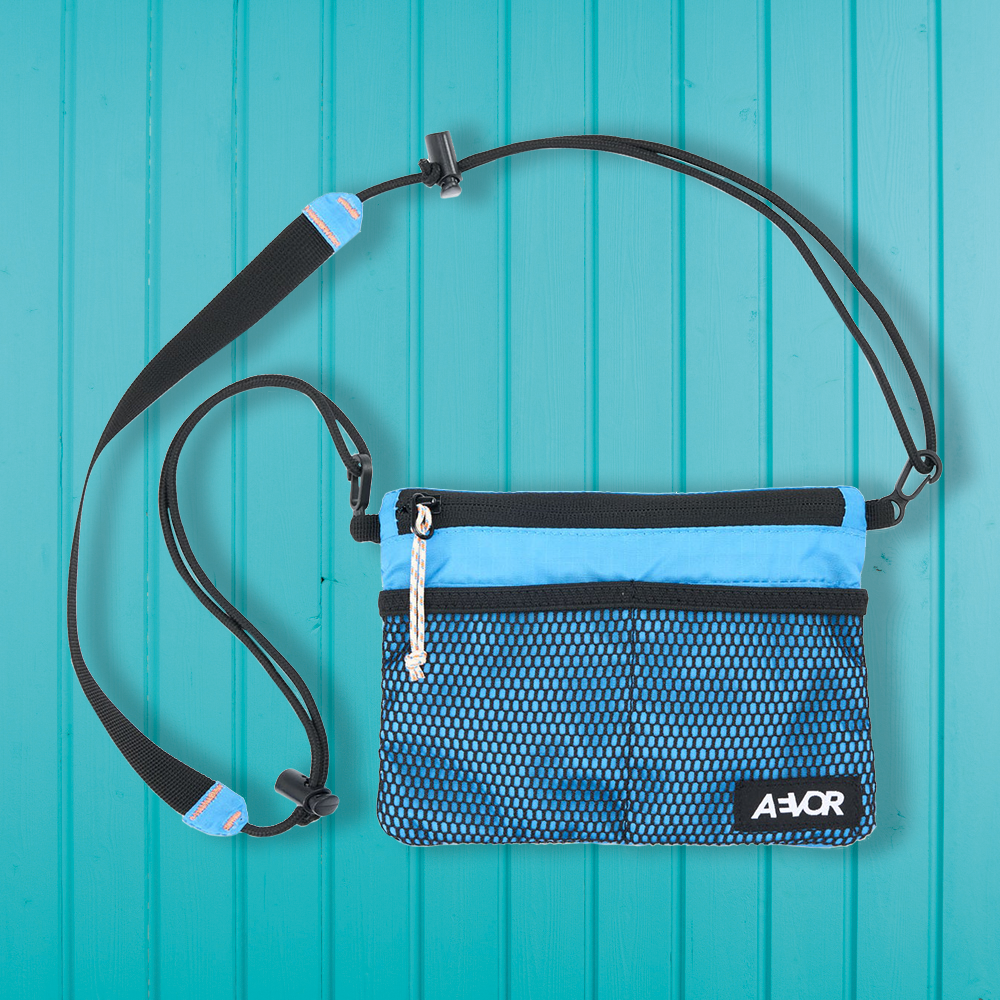 Aevor Chest Pouch Ripstop Retro Blue