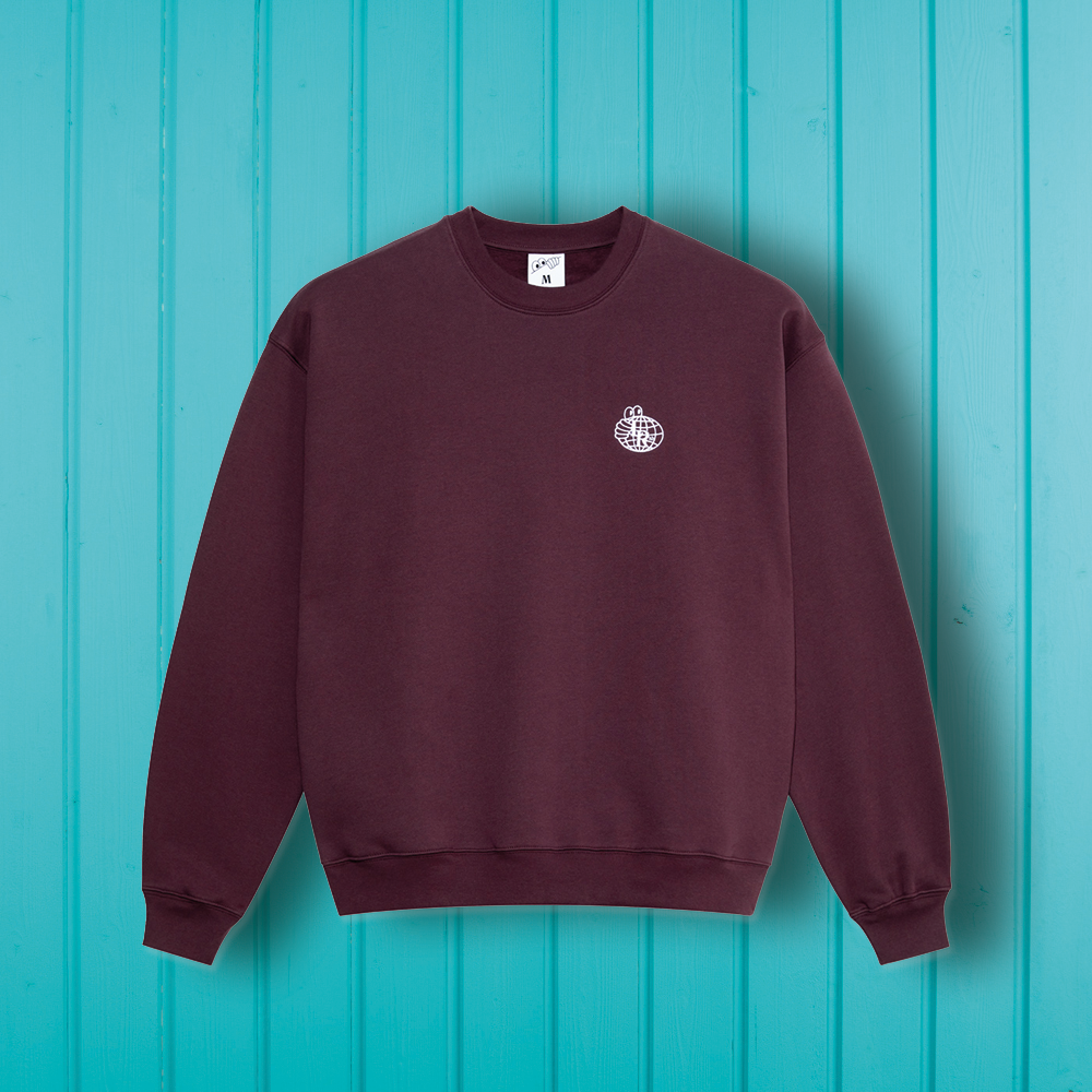 Last Resort AB Atlas Monogram Crewneck Plum