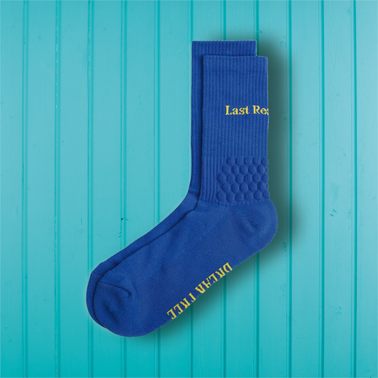 Last Resort AB Right Angle Bubble Socks Blue