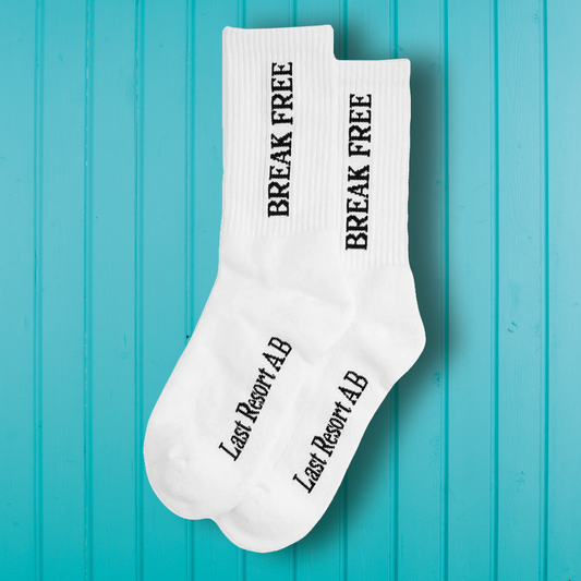 Last Resort AB Break Free Socks White