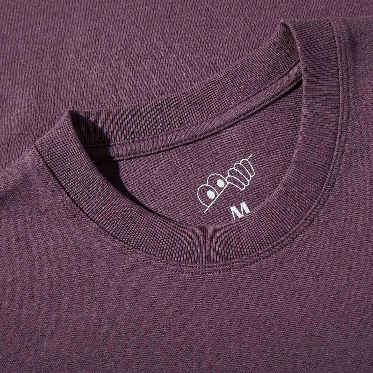 Last Resort AB Script T-Shirt Dirty Plum