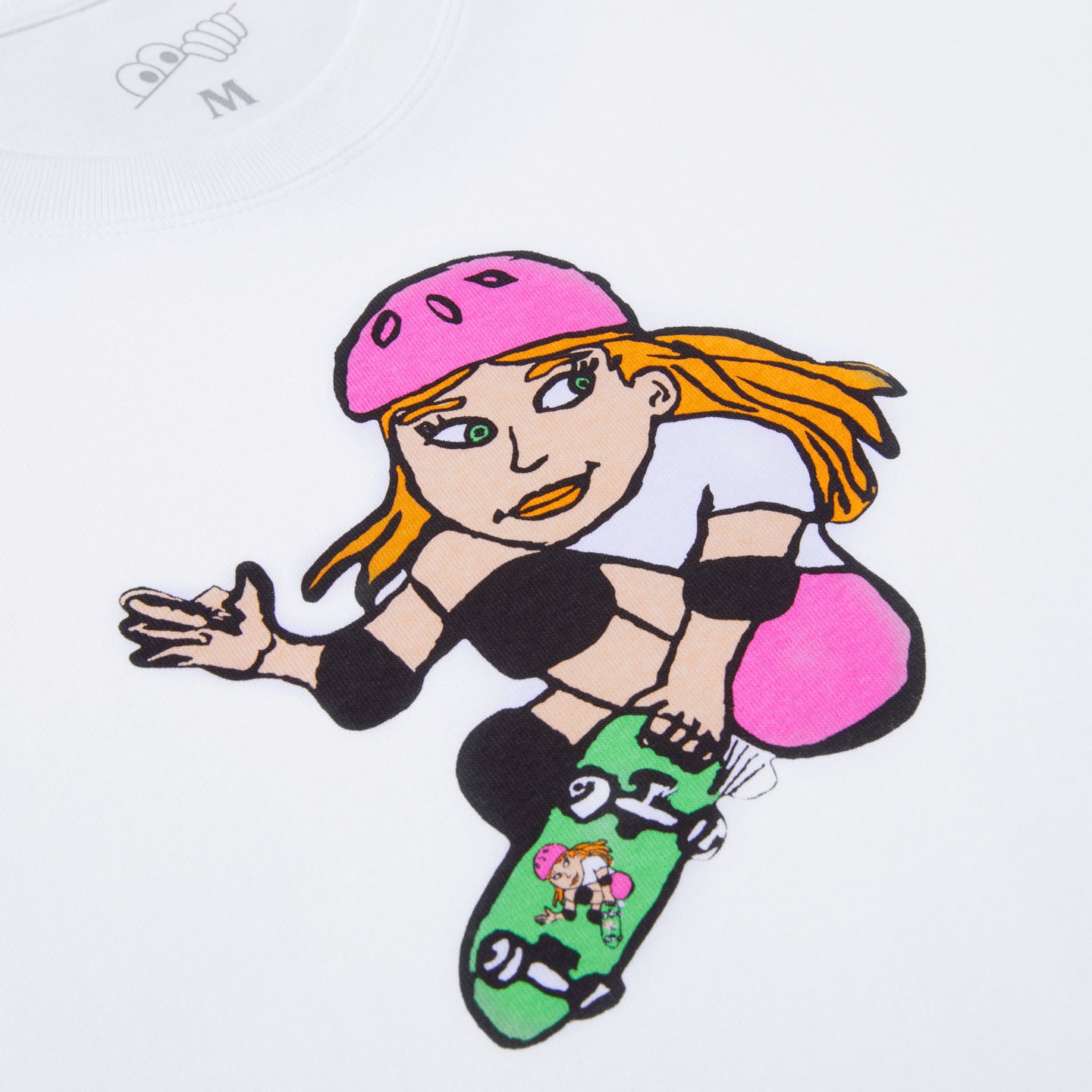 Last Resort AB Skater Skating On A Skateboard T-Shirt White