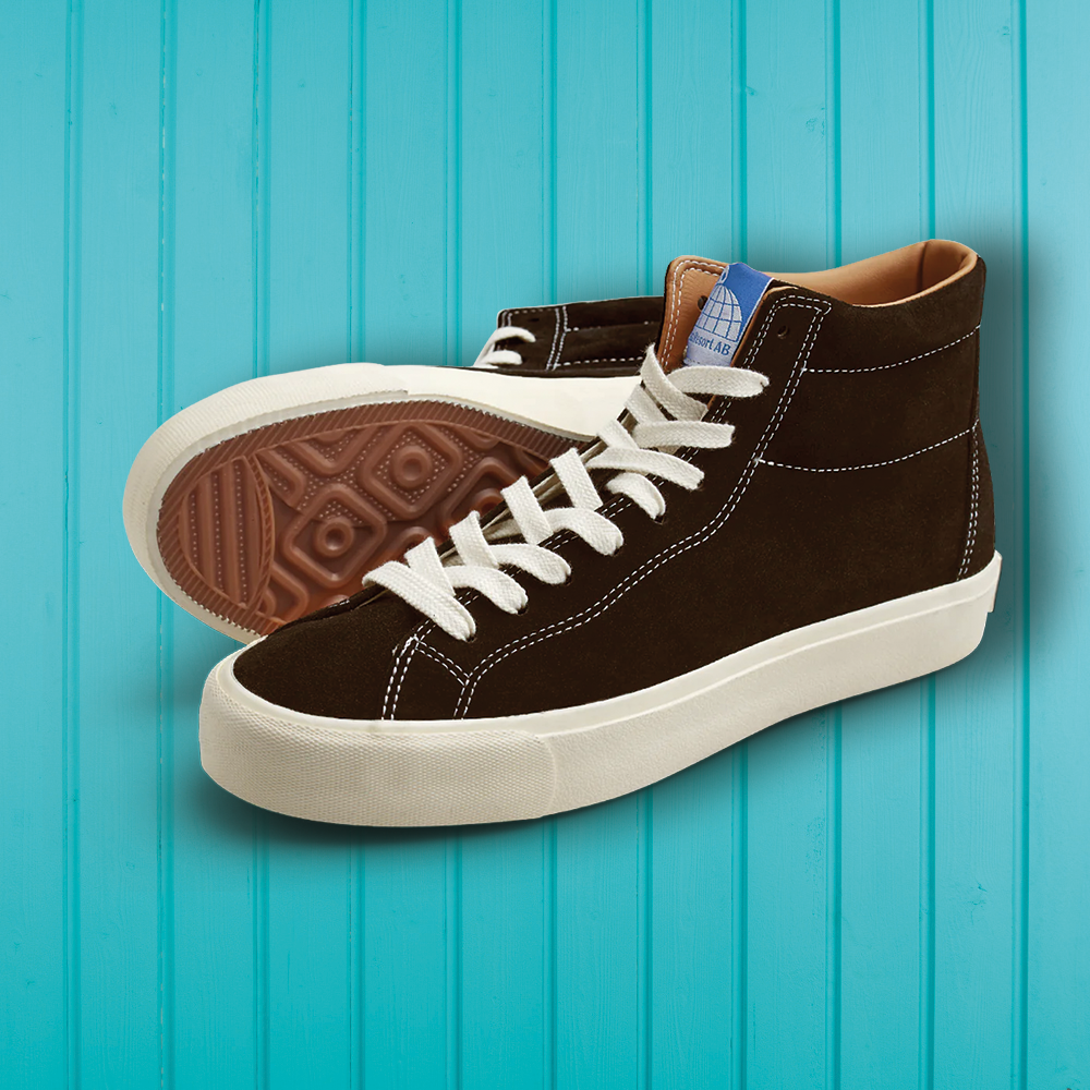 Last Resort AB VM003 Hi Suede Choc Brown/White