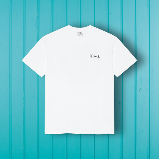 Polar Skate Co. Fill Logo Klez T-Shirt White