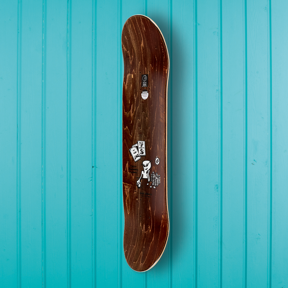 Polar Skate Co. Oskar Rozenborg Poker Face Deck 8.5"