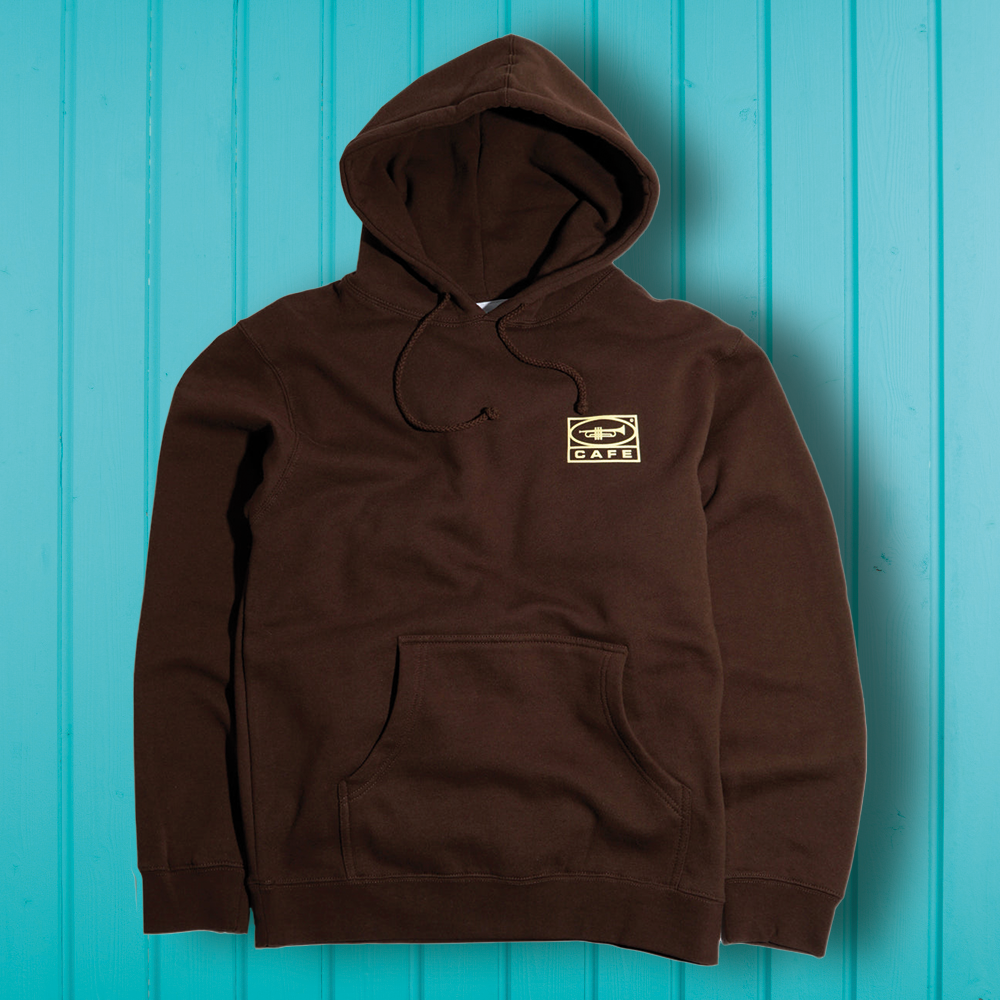 Skateboard Café 45 Hoodie Coffee