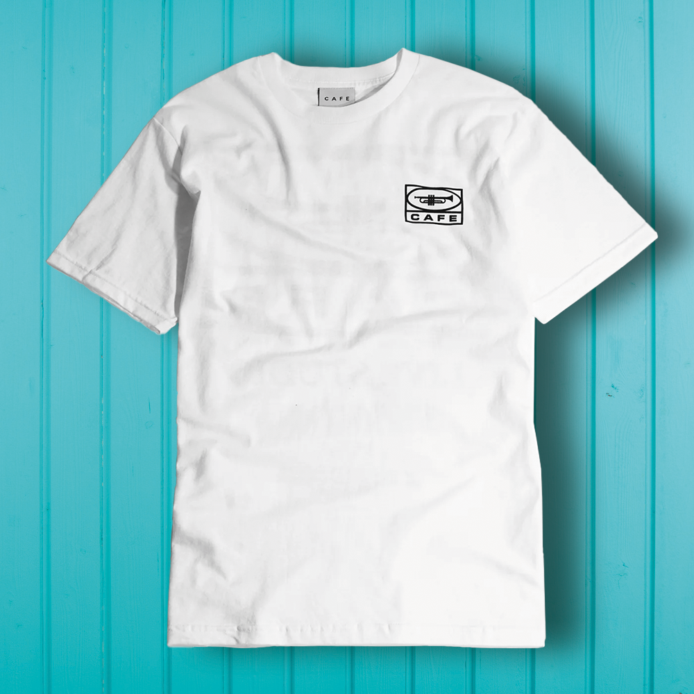 Skateboard Café 45 T-Shirt White