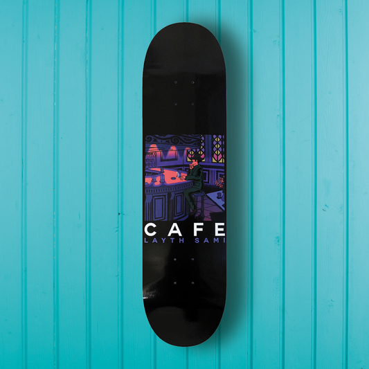 Skateboard Café Barfly Deck Black 8.125"