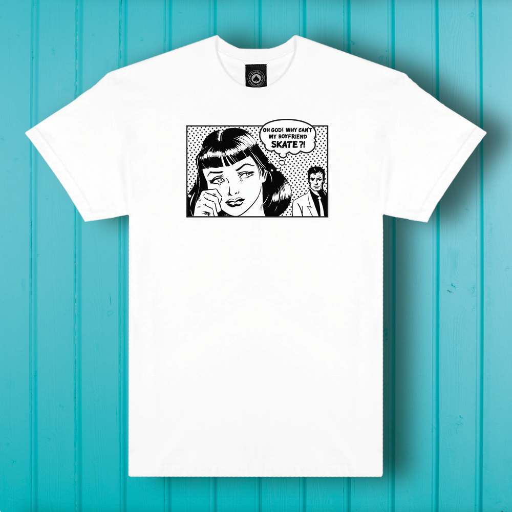 Thrasher Boyfriend T-Shirt White