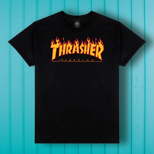 Thrasher Flame T-Shirt Black