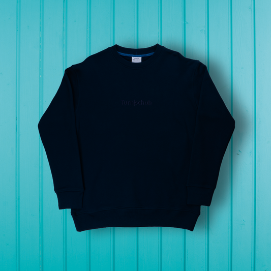 Turnschuh Logo Embroidered Crewneck Navy