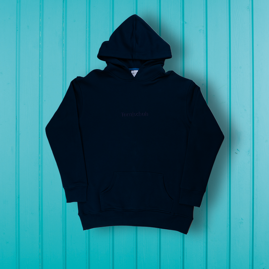 Turnschuh Logo Embroidered Hoodie Navy