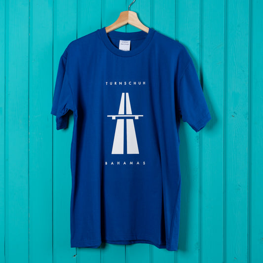 Turnschuh Autobahn T-Shirt Royal Blue