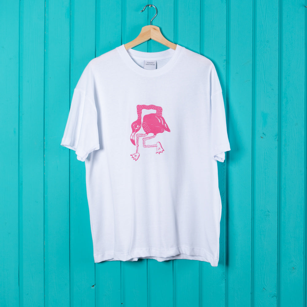 Fred Nussbaum für Turnschuh Flamingo T-Shirt White/Pink