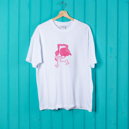 Fred Nussbaum für Turnschuh Flamingo T-Shirt White/Pink