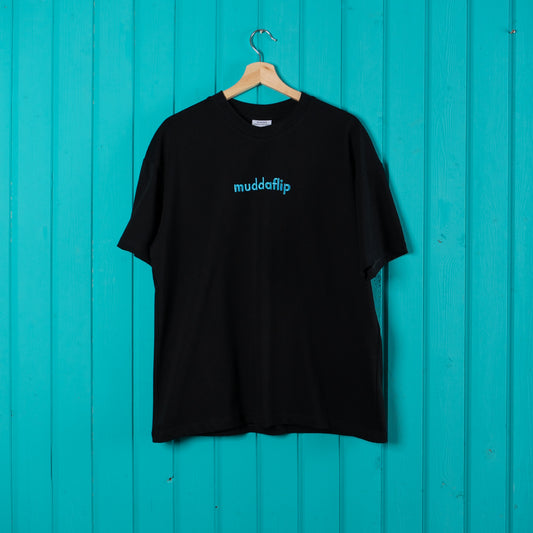 Turnschuh muddaflip Embroidered T-Shirt Black