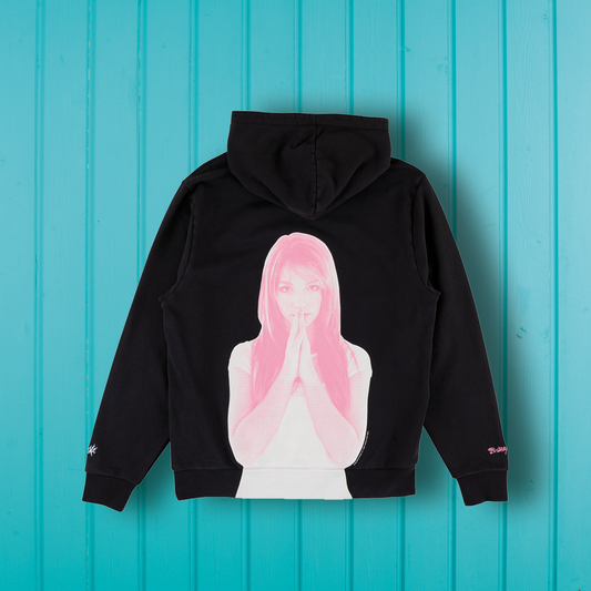 Welcome x Britney Spears Believe Hoodie Pigment Dyed Black