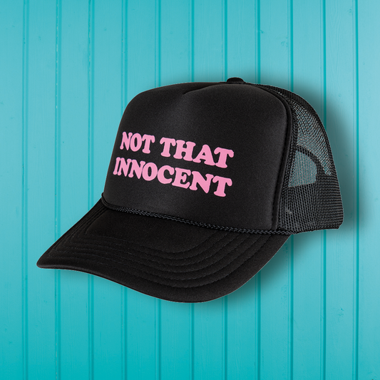 Welcome x Britney Spears Not That Innocent Trucker Hat Black