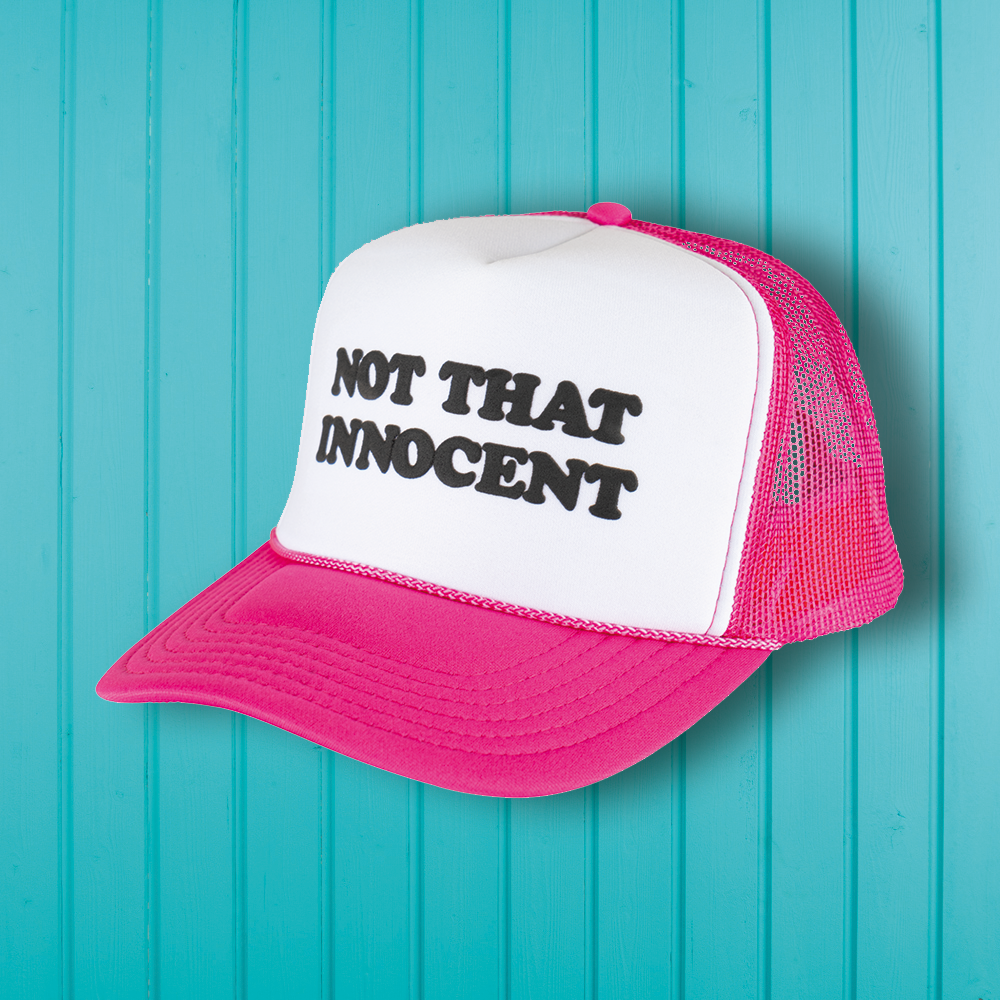 Welcome x Britney Spears Not That Innocent Trucker Hat Pink