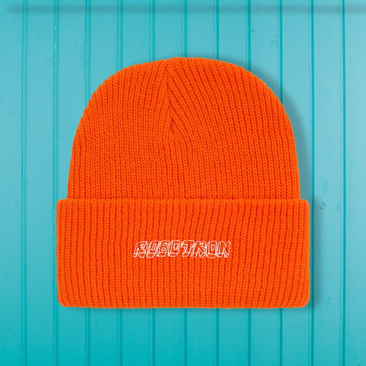 Robotron Slouch Beanie Orange